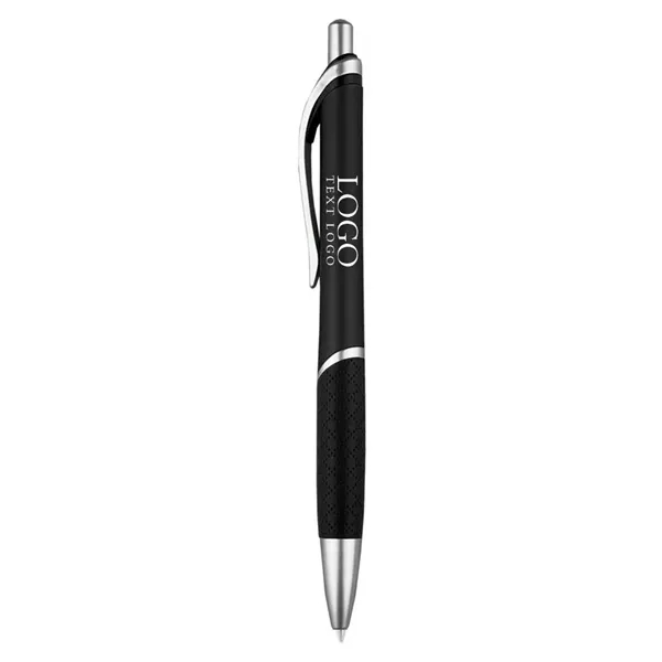 Rubber Sleeve Ballpoint Click Pen - Rubber Sleeve Ballpoint Click Pen - Image 1 of 5