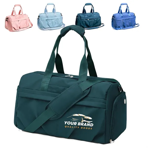 25L Waterproof Gym Sports Luggage Bag With Shoe Compartment - 25L Waterproof Gym Sports Luggage Bag With Shoe Compartment - Image 0 of 3