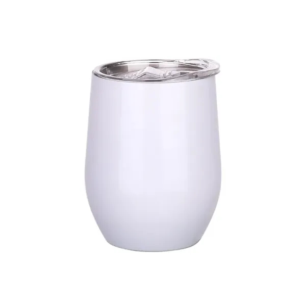 12 Oz. Stainless Steel Stemless Wine Tumbler - 12 Oz. Stainless Steel Stemless Wine Tumbler - Image 5 of 7