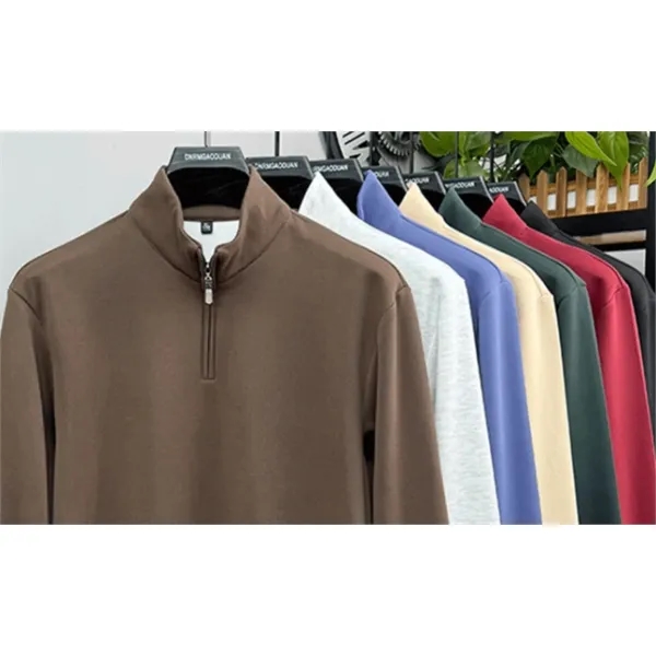 Long-Sleeve Quarter-Zip Sweater - Long-Sleeve Quarter-Zip Sweater - Image 1 of 3