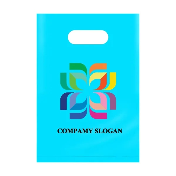 Die Cut Fold-Over Reinforced Plastic Bag - Die Cut Fold-Over Reinforced Plastic Bag - Image 0 of 10