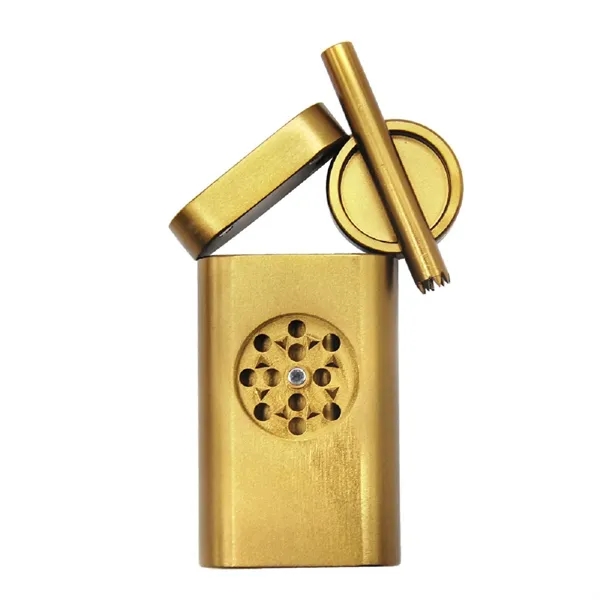 4-Piece Herb Grinder with Pollen Catcher and Mini Scraper - 4-Piece Herb Grinder with Pollen Catcher and Mini Scraper - Image 2 of 2