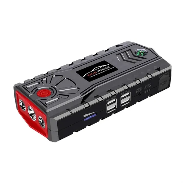 12V Portable Auto Jump Box Battery Booster With LED - 12V Portable Auto Jump Box Battery Booster With LED - Image 7 of 7