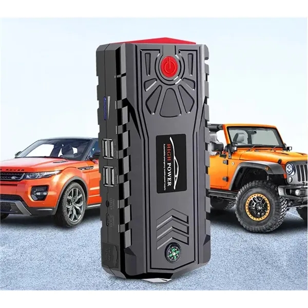 12V Portable Auto Jump Box Battery Booster With LED - 12V Portable Auto Jump Box Battery Booster With LED - Image 4 of 7