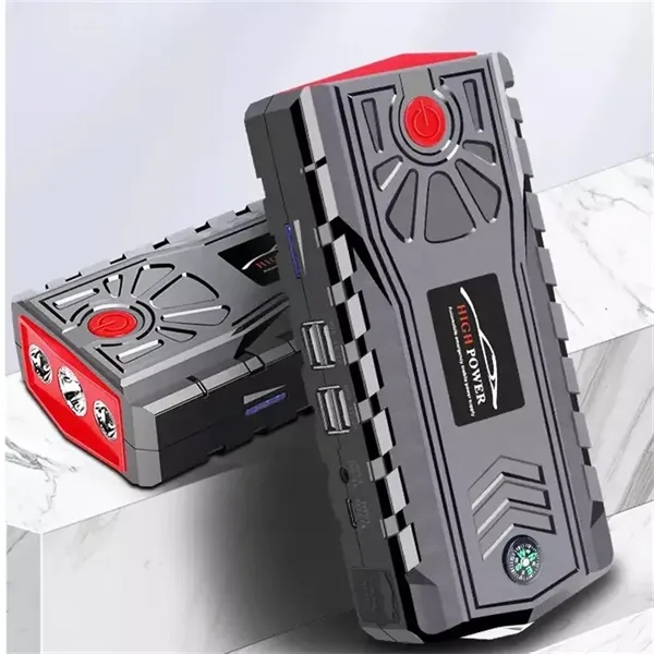 12V Portable Auto Jump Box Battery Booster With LED - 12V Portable Auto Jump Box Battery Booster With LED - Image 5 of 7