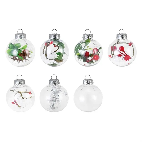Transparent Filling Baubles Holiday Hanging Balls - Transparent Filling Baubles Holiday Hanging Balls - Image 3 of 10