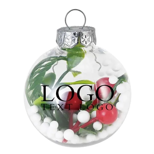 Transparent Filling Baubles Holiday Hanging Balls - Transparent Filling Baubles Holiday Hanging Balls - Image 6 of 10
