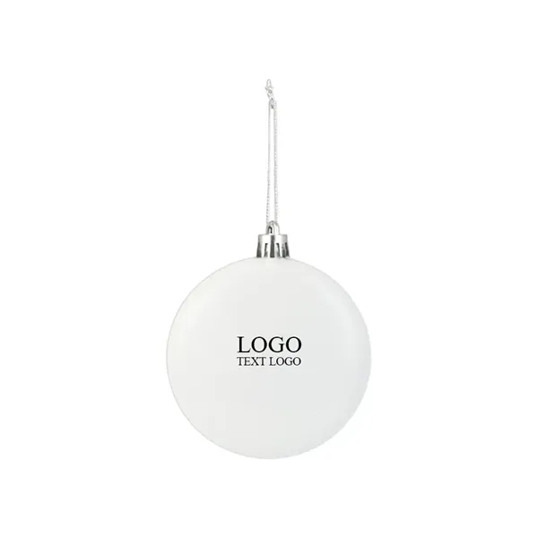 Shatter Resistant Flat Round Holiday Christmas Ornament - Shatter Resistant Flat Round Holiday Christmas Ornament - Image 5 of 6