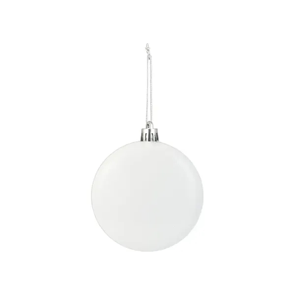 Shatter Resistant Flat Round Holiday Christmas Ornament - Shatter Resistant Flat Round Holiday Christmas Ornament - Image 4 of 6