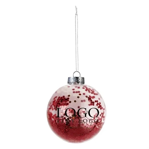 Shatter Resistant Confetti Holiday Ornaments - Shatter Resistant Confetti Holiday Ornaments - Image 7 of 9