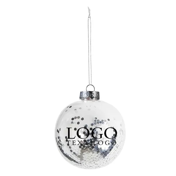 Shatter Resistant Confetti Holiday Ornaments - Shatter Resistant Confetti Holiday Ornaments - Image 8 of 9