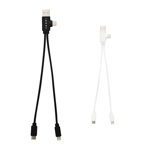 Dual Connect Recycled Multi-Charge Cable - Dual Connect Recycled Multi-Charge Cable - Image 0 of 2