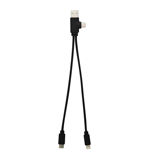 Dual Connect Recycled Multi-Charge Cable - Dual Connect Recycled Multi-Charge Cable - Image 1 of 2