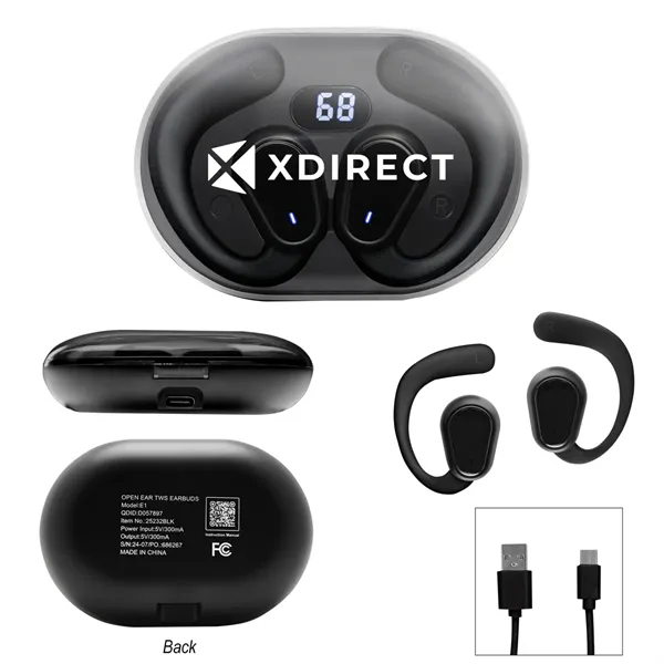 Open Ear TWS Earbuds With Charging Case - Open Ear TWS Earbuds With Charging Case - Image 0 of 2