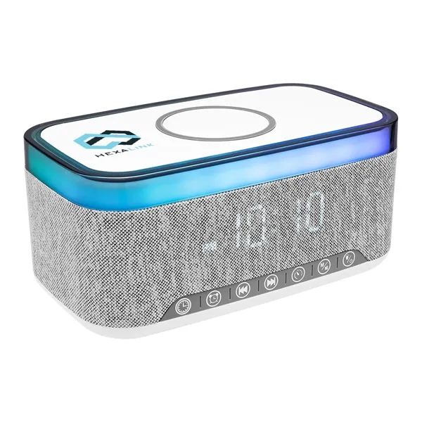 Rise & Shine Clock With Light-Up Speaker & Charger - Rise & Shine Clock With Light-Up Speaker & Charger - Image 0 of 1