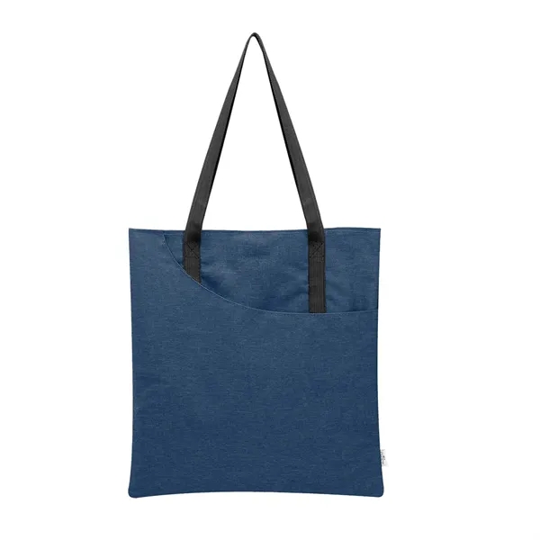 Swoop Heathered rPET Tote Bag - Swoop Heathered rPET Tote Bag - Image 2 of 3