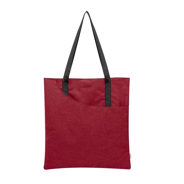 Swoop Heathered rPET Tote Bag - Swoop Heathered rPET Tote Bag - Image 3 of 3