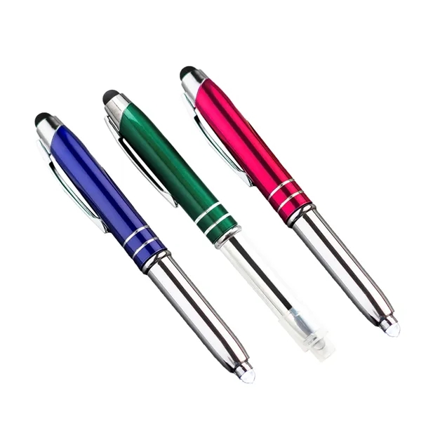 Ballpoint Stylus Pen With LED Flashlight - Ballpoint Stylus Pen With LED Flashlight - Image 0 of 0