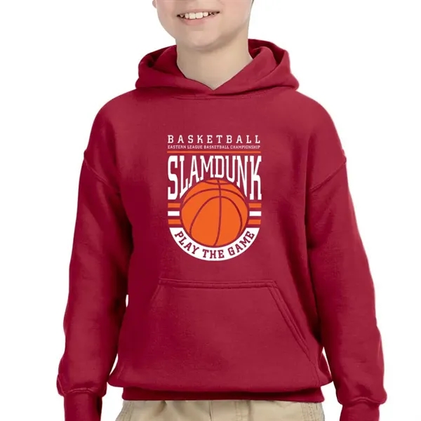 Gildan Youth Hooded Sweatshirt - Gildan Youth Hooded Sweatshirt - Image 1 of 76