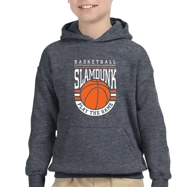 Gildan Youth Hooded Sweatshirt - Gildan Youth Hooded Sweatshirt - Image 4 of 76