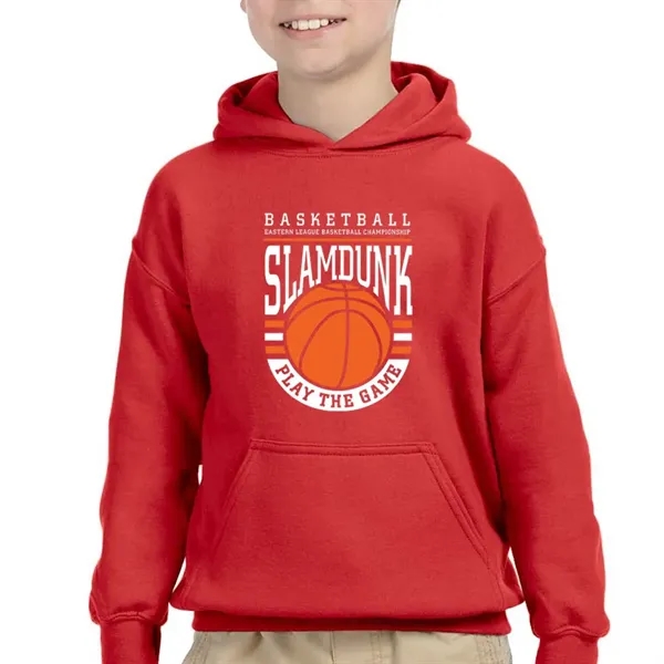 Gildan Youth Hooded Sweatshirt - Gildan Youth Hooded Sweatshirt - Image 73 of 76