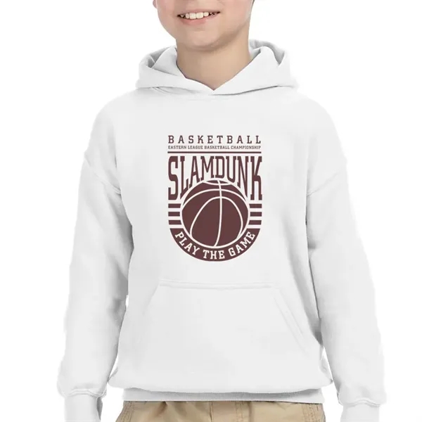 Gildan Youth Hooded Sweatshirt - Gildan Youth Hooded Sweatshirt - Image 76 of 76