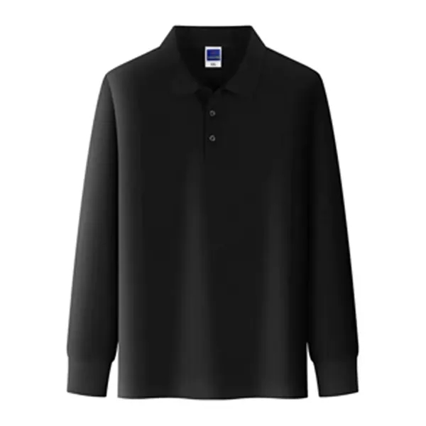 Men's Long Sleeve Polo Shirt - Men's Long Sleeve Polo Shirt - Image 1 of 1