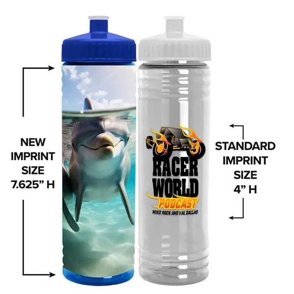 24 oz. Slim Fit Water Bottle with Push-Pull Lid - Digital - 24 oz. Slim Fit Water Bottle with Push-Pull Lid - Digital - Image 1 of 22
