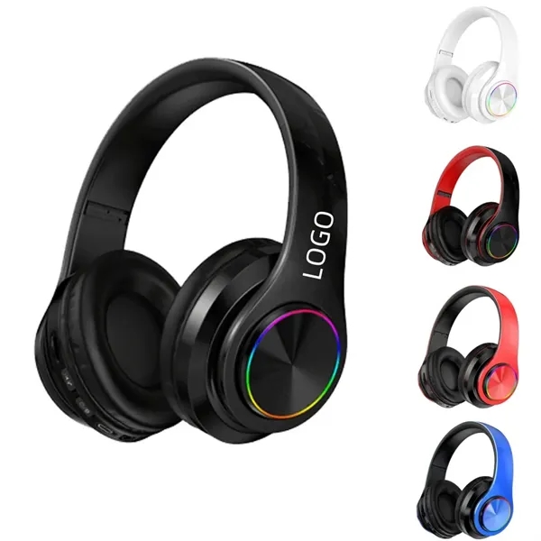 Wireless Headphones with LED Light - Wireless Headphones with LED Light - Image 0 of 3