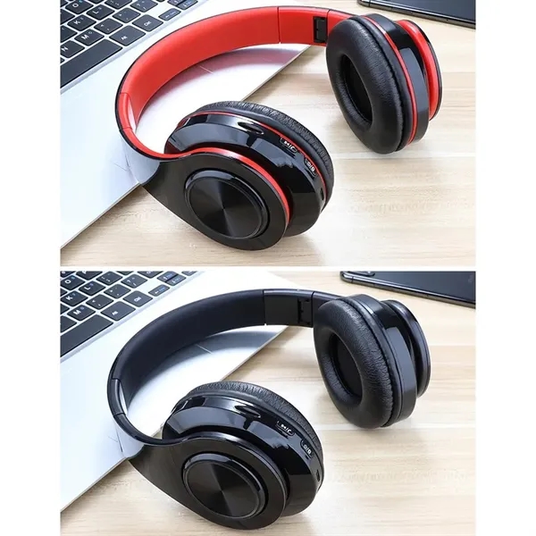 Wireless Headphones with LED Light - Wireless Headphones with LED Light - Image 1 of 3