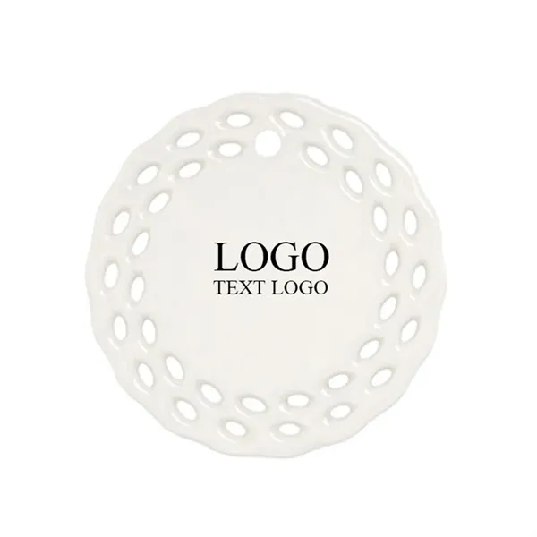 Lace Style Full Color Ceramic Ornaments - Lace Style Full Color Ceramic Ornaments - Image 4 of 9