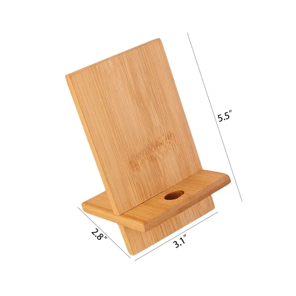 Bamboo Wood Mobile Phone Stand - Bamboo Wood Mobile Phone Stand - Image 1 of 1