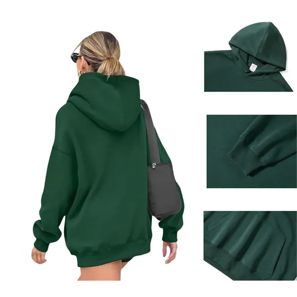 Cotton/Polyester Pullover Hoodie for Kids Adult - Cotton/Polyester Pullover Hoodie for Kids Adult - Image 10 of 10