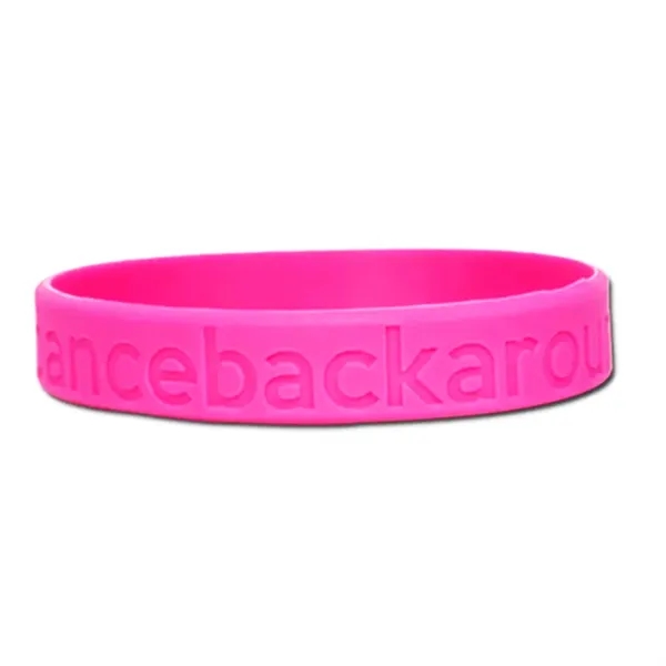 Silicone Wristband Bracelet - Silk Screen/Debossed/Embossed - Silicone Wristband Bracelet - Silk Screen/Debossed/Embossed - Image 2 of 7