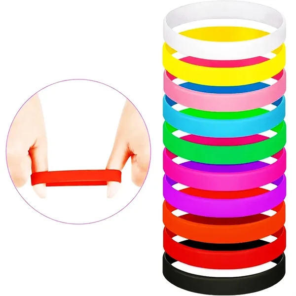 Silicone Wristband Bracelet - Silk Screen/Debossed/Embossed - Silicone Wristband Bracelet - Silk Screen/Debossed/Embossed - Image 6 of 7