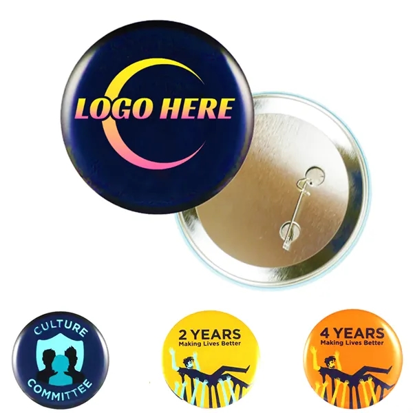 3'' Round Custom Buttons - 3'' Round Custom Buttons - Image 0 of 2