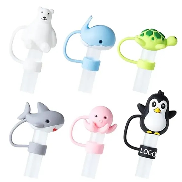 Custom Silicone Straw Toppers Covers Tips Lids Protectors - Custom Silicone Straw Toppers Covers Tips Lids Protectors - Image 0 of 2