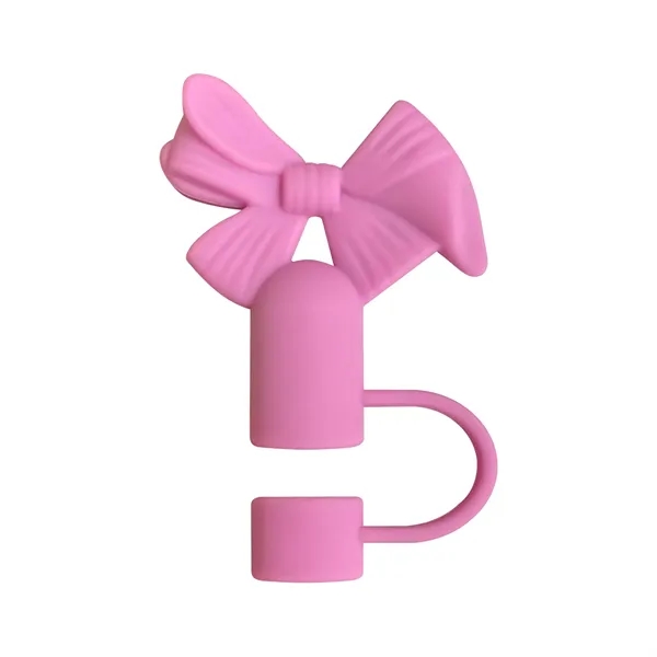 3D Bowknot Reusable Straw Dust-proof Cap - 3D Bowknot Reusable Straw Dust-proof Cap - Image 5 of 5