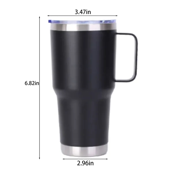 20 Oz Tumbler With Handle Lid - 20 Oz Tumbler With Handle Lid - Image 1 of 7