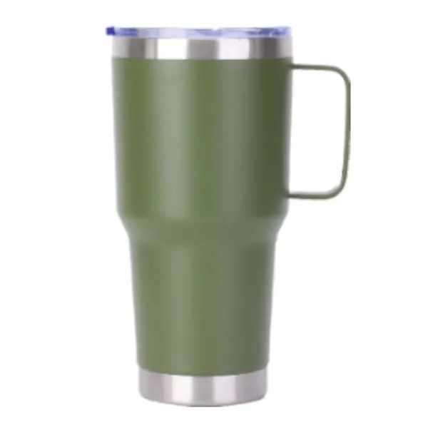 20 Oz Tumbler With Handle Lid - 20 Oz Tumbler With Handle Lid - Image 2 of 7