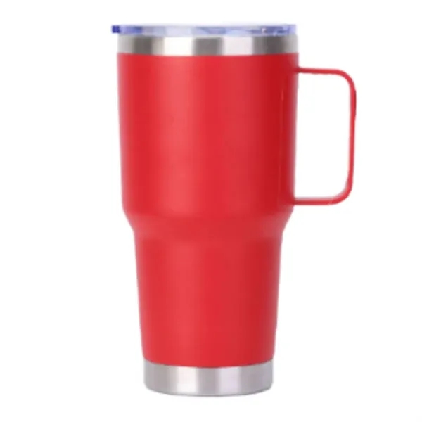 20 Oz Tumbler With Handle Lid - 20 Oz Tumbler With Handle Lid - Image 4 of 7