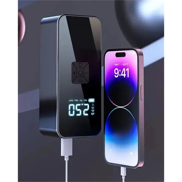 Faster Portable Air Pump with Power Bank LED Light - Faster Portable Air Pump with Power Bank LED Light - Image 3 of 4