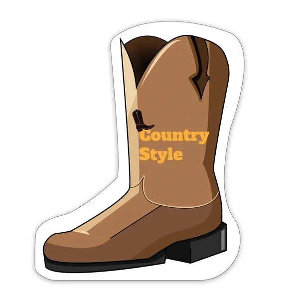 Cowboy Boot Shaped NoteKeeper™ Magnet 35 mil - Cowboy Boot Shaped NoteKeeper™ Magnet 35 mil - Image 0 of 4