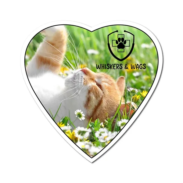 Heart 4" x 4" NoteKeeper™ Magnet 20 Mil - Heart 4" x 4" NoteKeeper™ Magnet 20 Mil - Image 0 of 1