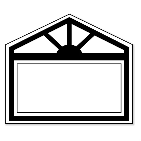 House 2.8"H x 3.25"W NoteKeeper™ Magnet 35 Mil - House 2.8"H x 3.25"W NoteKeeper™ Magnet 35 Mil - Image 1 of 1