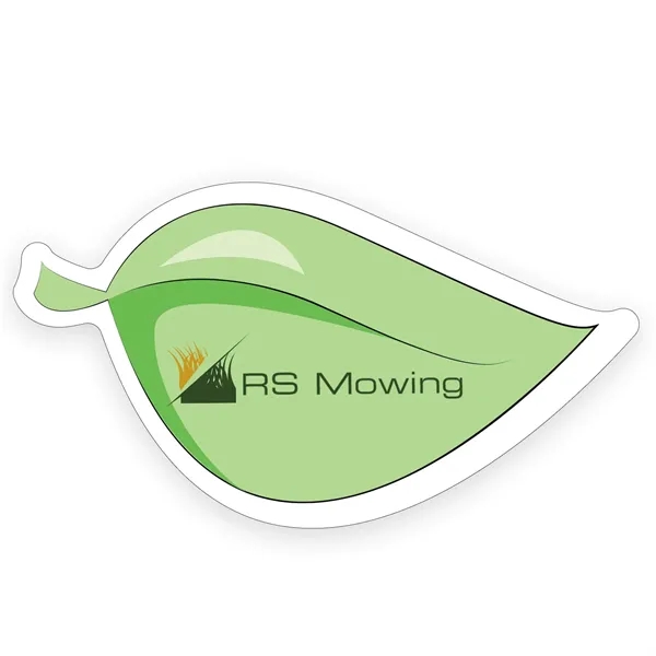 Leaf Shaped NoteKeeper™ Magnet 20 mil - Leaf Shaped NoteKeeper™ Magnet 20 mil - Image 0 of 4