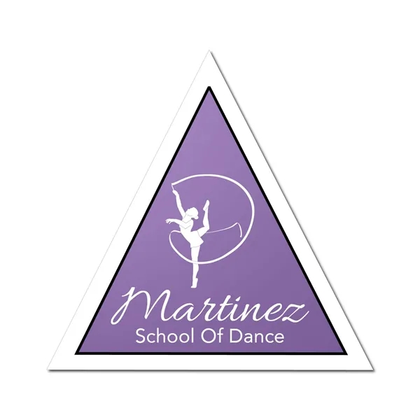 Triangle 2.46" x 2.51" NoteKeeper™ Magnet 20 Mil - Triangle 2.46" x 2.51" NoteKeeper™ Magnet 20 Mil - Image 0 of 1