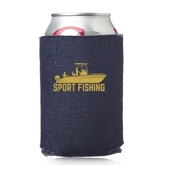 Blue Jean Foam Can Cooler - Blue Jean Foam Can Cooler - Image 0 of 1