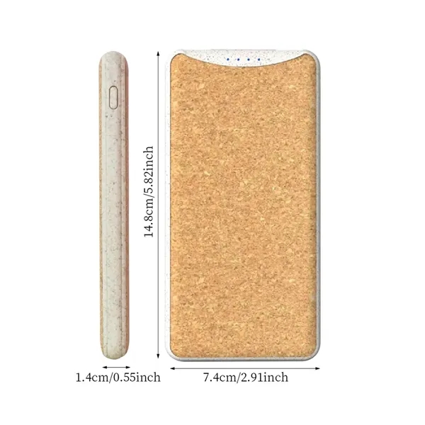 Wheat Straw 10000mAh Powerbank - Wheat Straw 10000mAh Powerbank - Image 1 of 2