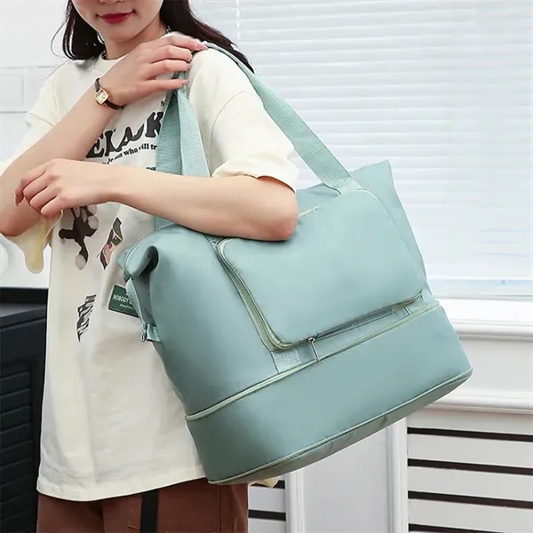 Travel Dry and wet separation sports yoga gym bag - Travel Dry and wet separation sports yoga gym bag - Image 4 of 5